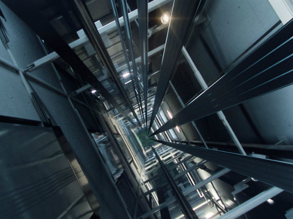 Asansör kuyusu ve taşıyıcı sistem görseli